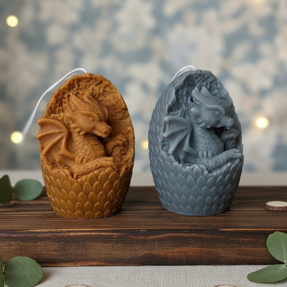 Dragon's Egg Candle - Enchanting Handmade Soy Wax Candle